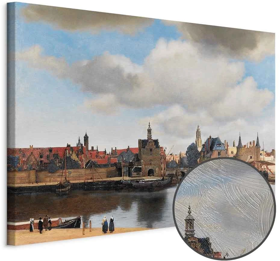 Paveikslas Jan Vermeer - Delfto vaizdas