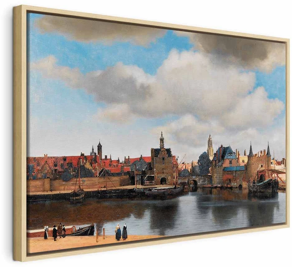 Paveikslas Jan Vermeer - Delfto vaizdas