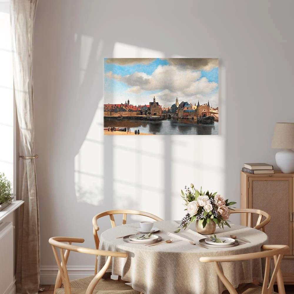 Paveikslas Jan Vermeer - Delfto vaizdas