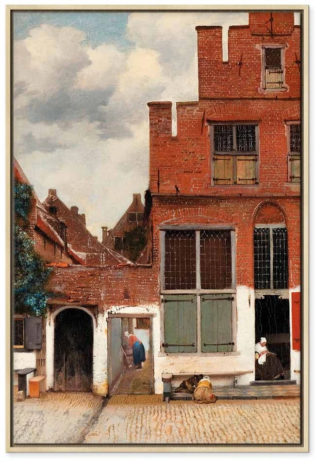 Paveikslas Jan Vermeer - Mažoji gatvelė