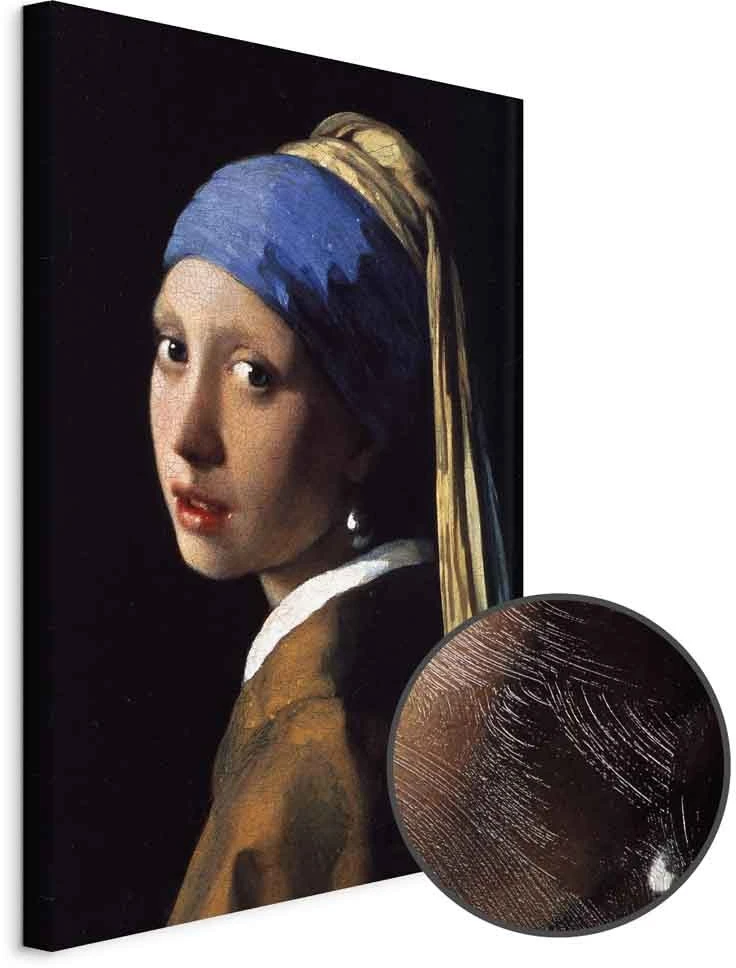 Paveikslas Jan Vermeer - Mergina su perlo auskaru