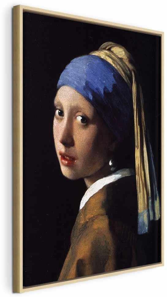 Paveikslas Jan Vermeer - Mergina su perlo auskaru