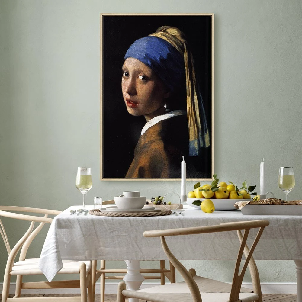 Paveikslas Jan Vermeer - Mergina su perlo auskaru