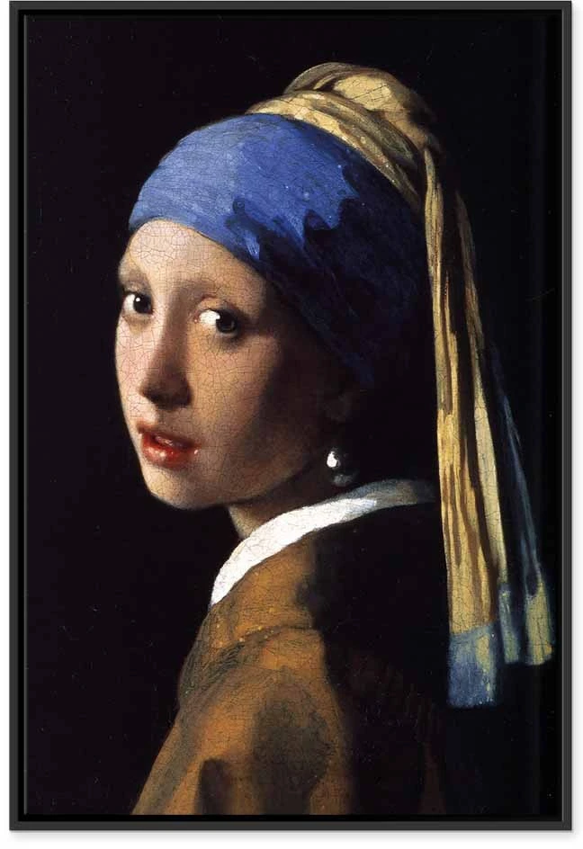 Paveikslas Jan Vermeer - Mergina su perlo auskaru