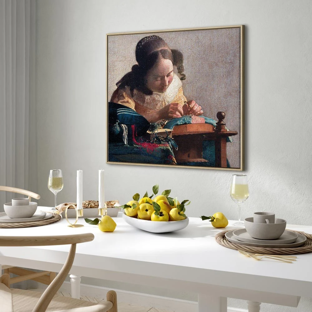 Paveikslas Jan Vermeer - Nėrėja