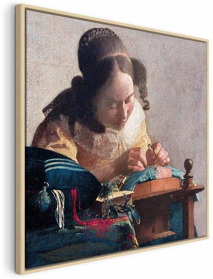 Paveikslas Jan Vermeer - Nėrėja
