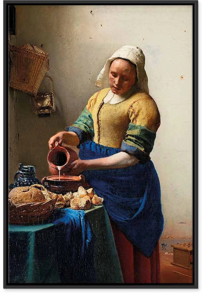 Paveikslas Jan Vermeer - Pienininkė