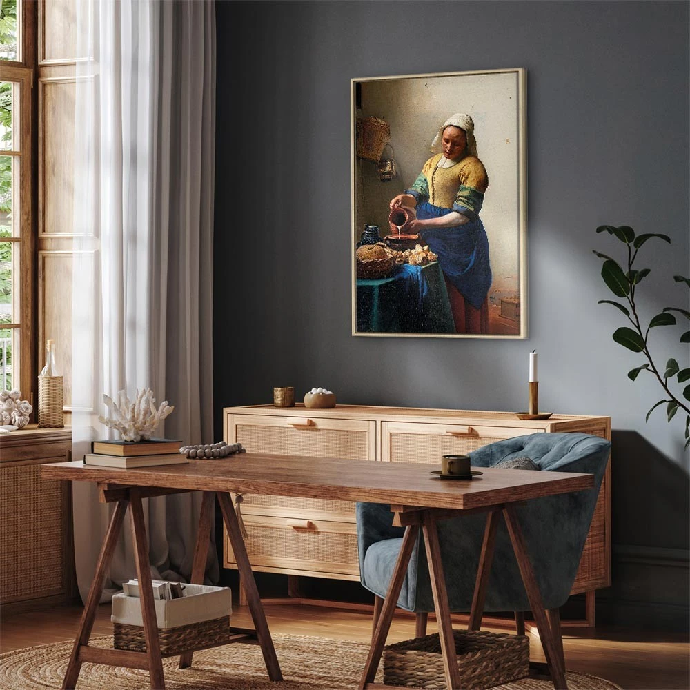 Paveikslas Jan Vermeer - Pienininkė