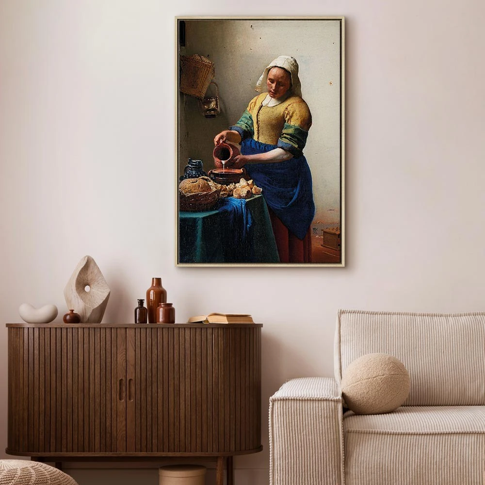 Paveikslas Jan Vermeer - Pienininkė