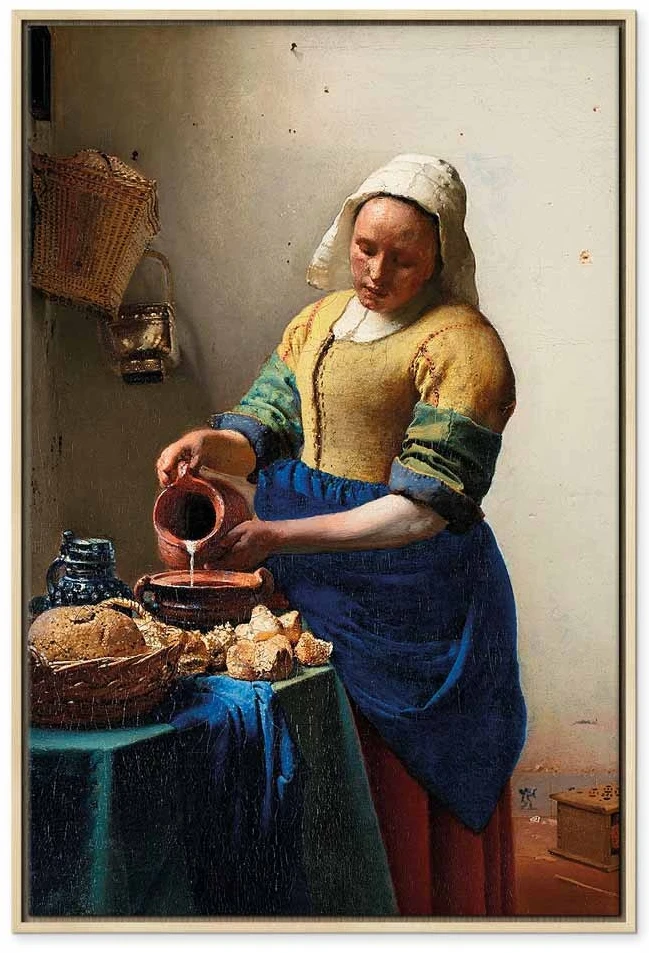 Paveikslas Jan Vermeer - Pienininkė