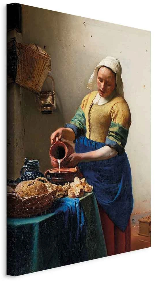 Paveikslas Jan Vermeer - Pienininkė