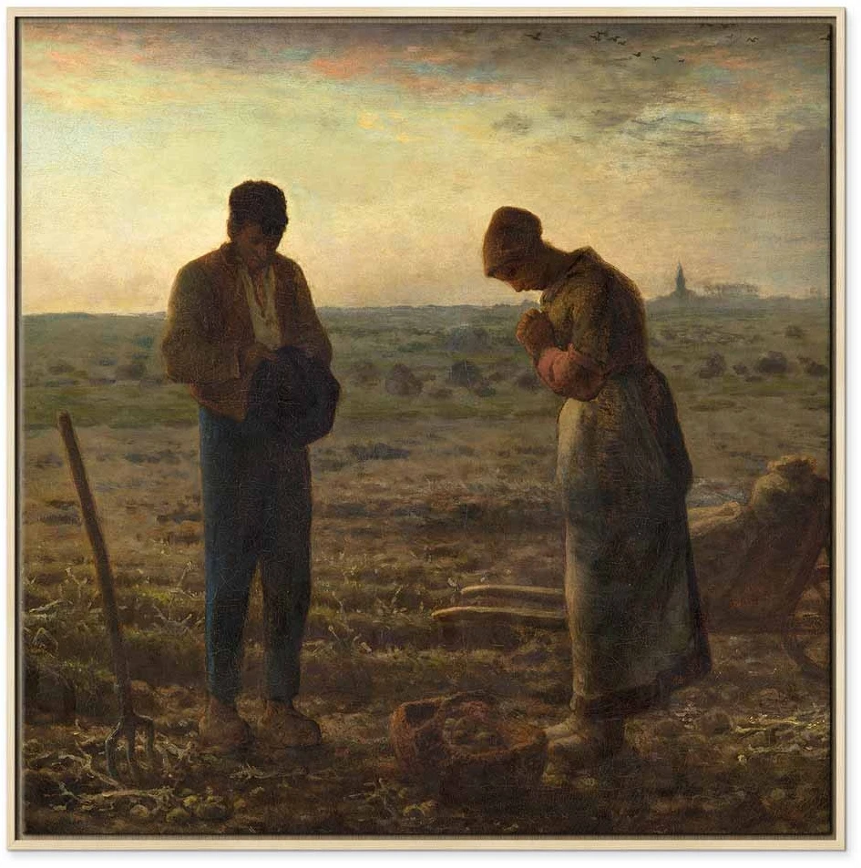 Paveikslas Jean François Millet - Angelas Viešpaties