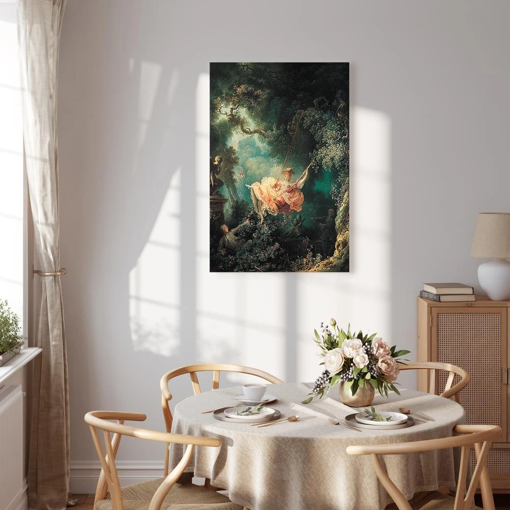 Paveikslas Jean Honoré Fragonard - Sūpynės