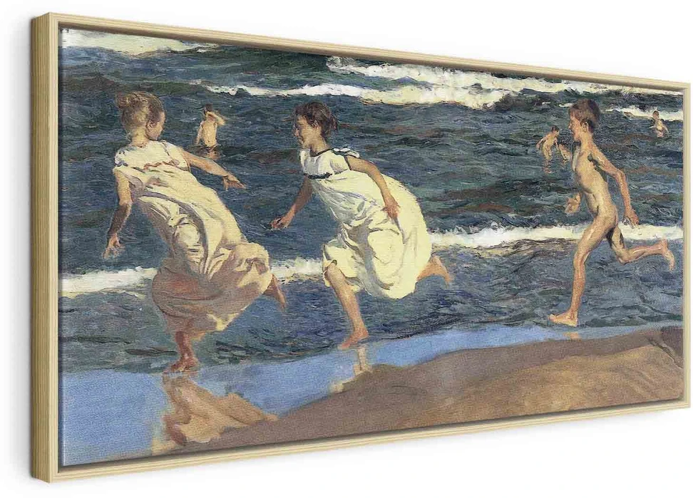 Paveikslas Joaquín Sorolla y Bastida - Bėgimas paplūdimiu