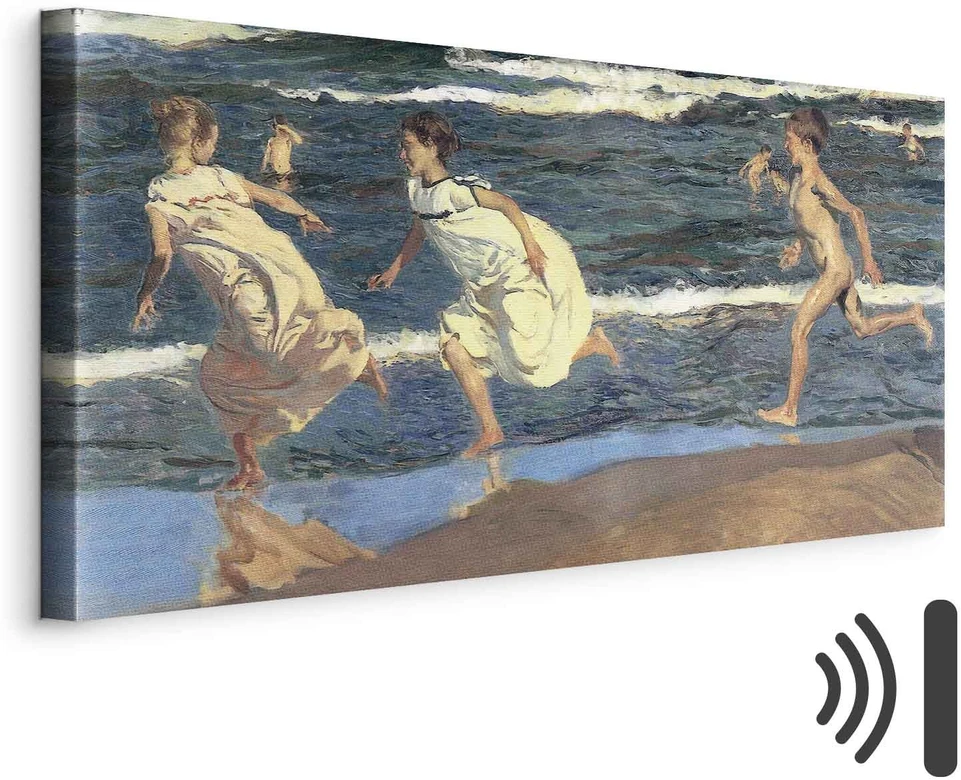Paveikslas Joaquín Sorolla y Bastida - Bėgimas paplūdimiu