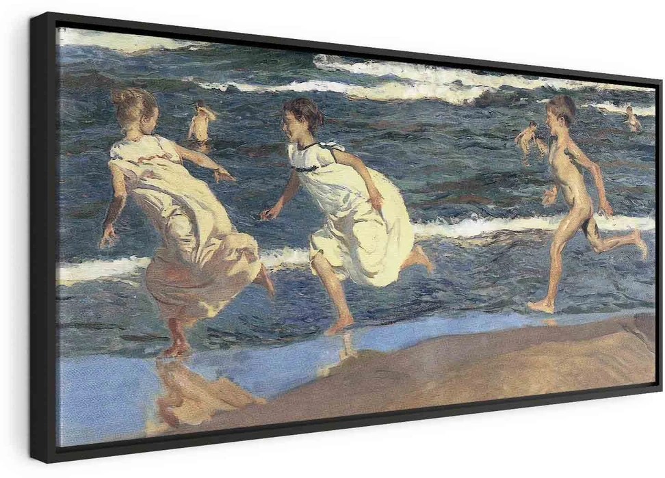 Paveikslas Joaquín Sorolla y Bastida - Bėgimas paplūdimiu