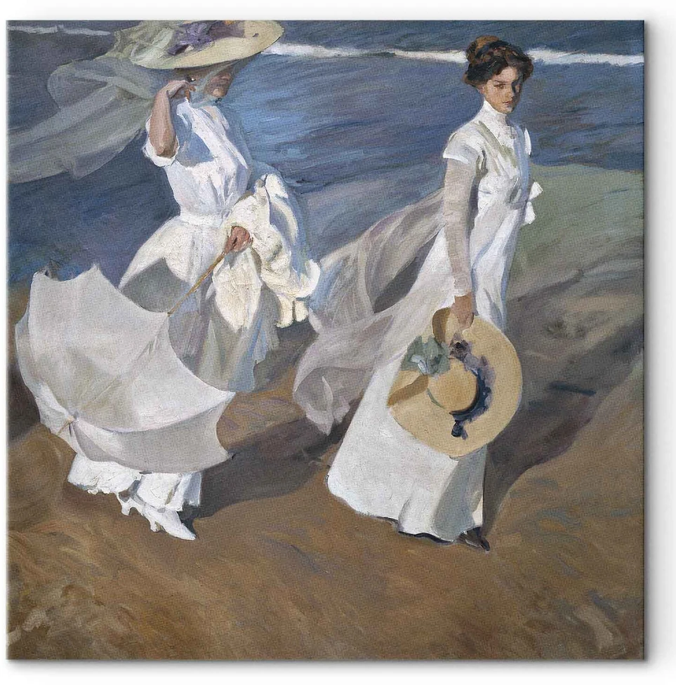 Paveikslas Joaquín Sorolla y Bastida - Pasivaikščiojimas pajūriu