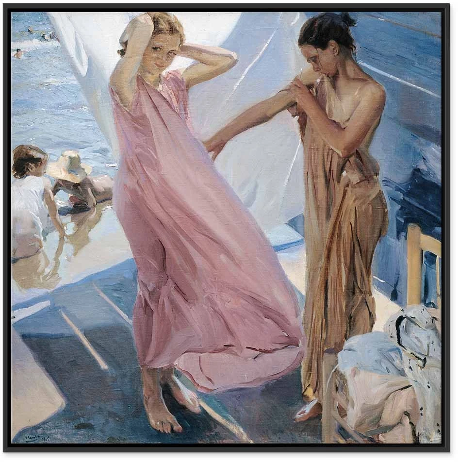 Paveikslas Joaquín Sorolla y Bastida - Po maudynių, Valensija