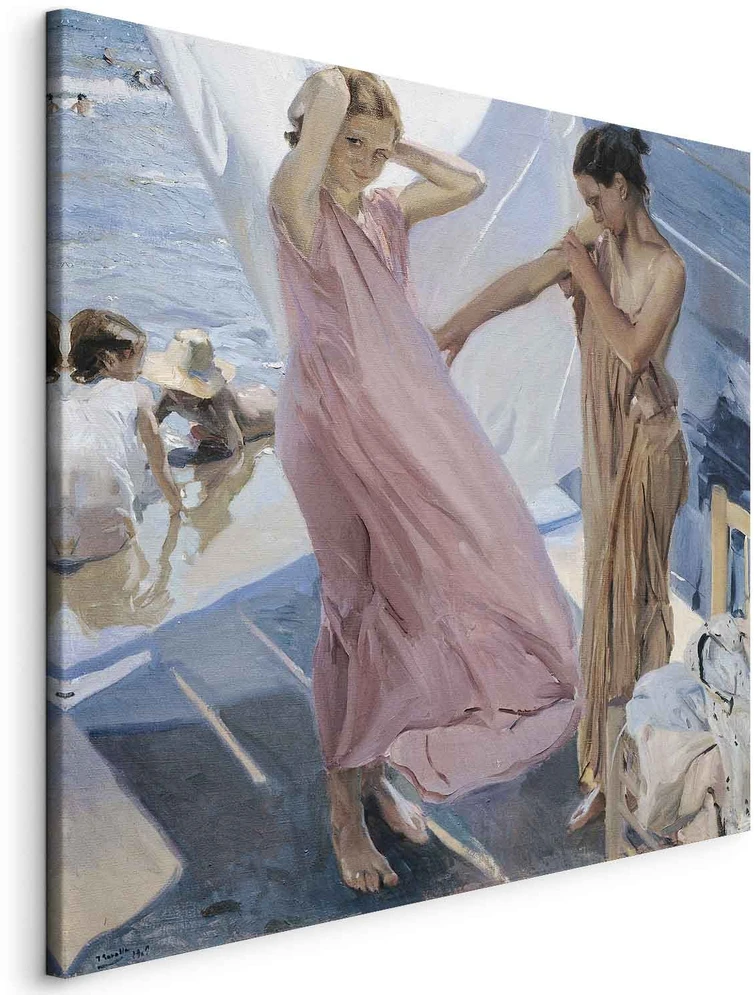 Paveikslas Joaquín Sorolla y Bastida - Po maudynių, Valensija
