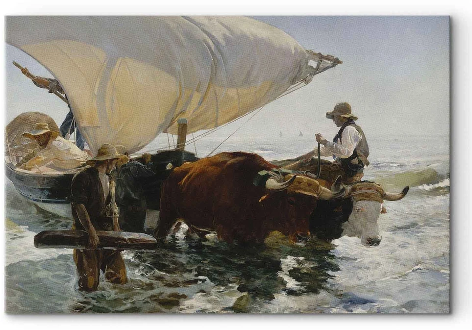 Paveikslas Joaquín Sorolla y Bastida - Sugrįžimas iš žvejybos