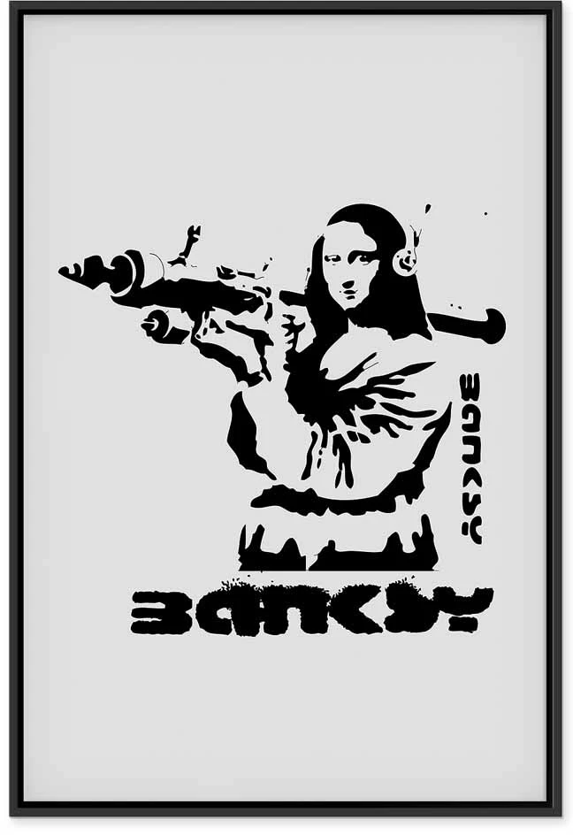 Paveikslas Kontrasto dvikova: Banksy ir Mona Liza