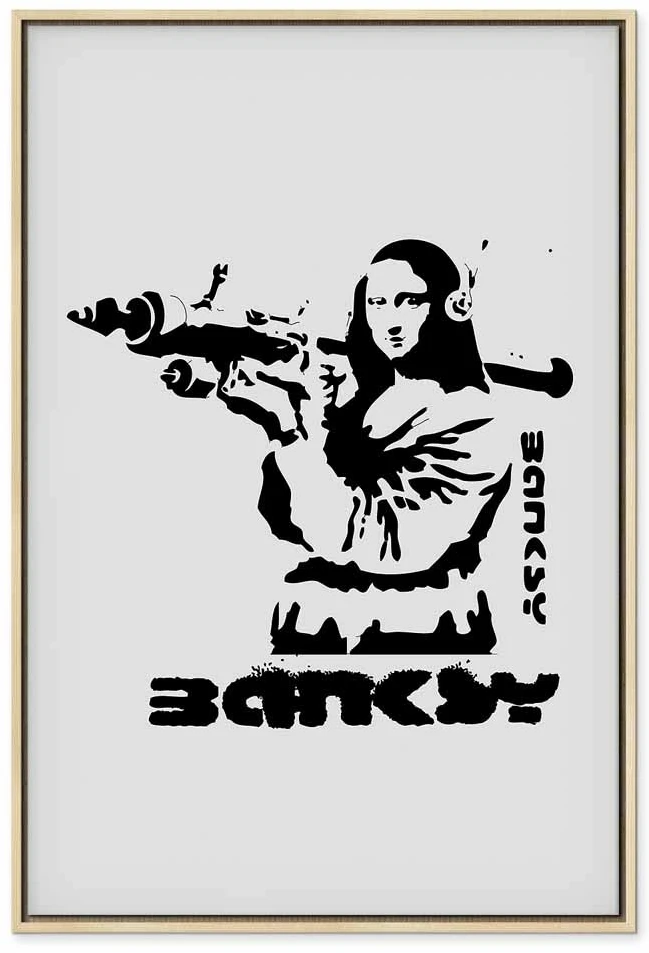 Paveikslas Kontrasto dvikova: Banksy ir Mona Liza