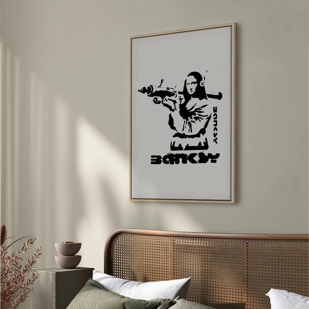 Paveikslas Kontrasto dvikova: Banksy ir Mona Liza