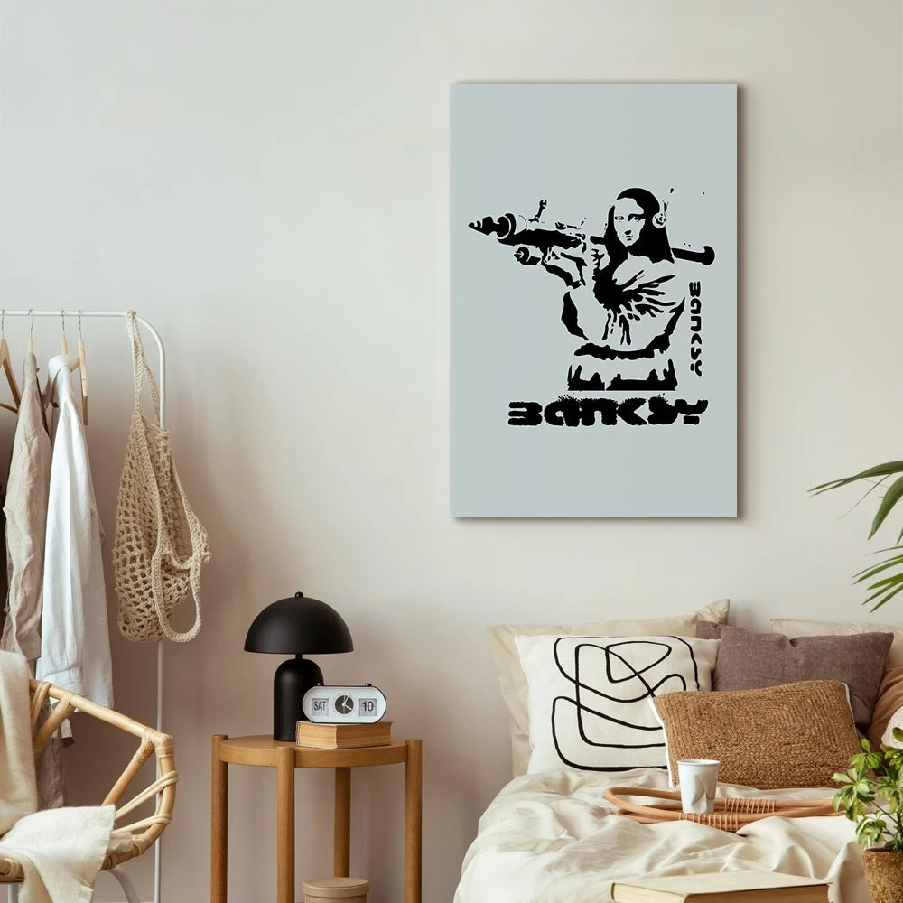 Paveikslas Kontrasto dvikova: Banksy ir Mona Liza