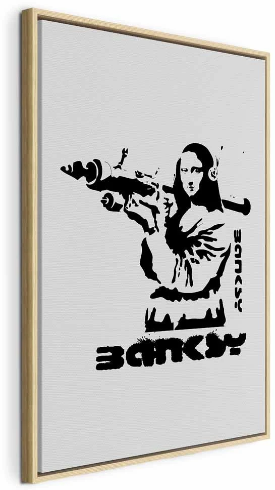 Paveikslas Kontrasto dvikova: Banksy ir Mona Liza