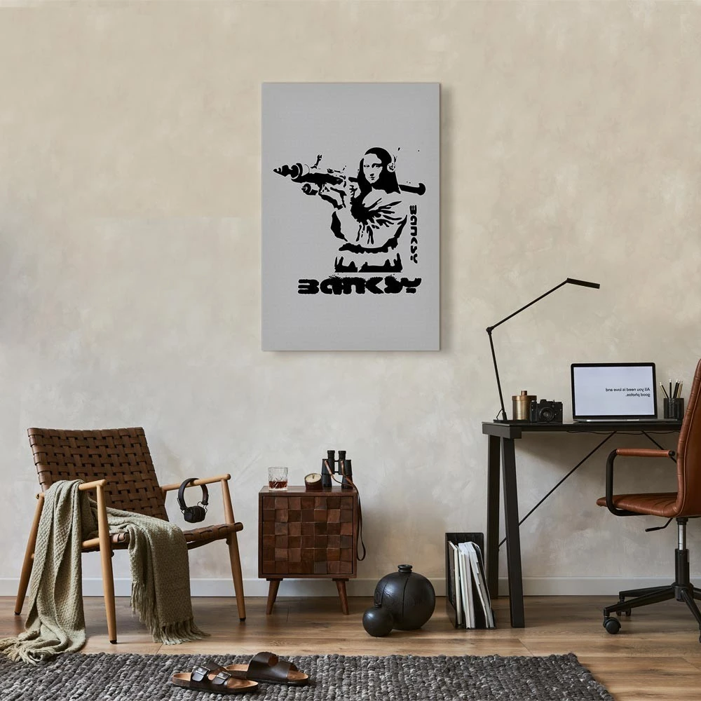 Paveikslas Kontrasto dvikova: Banksy ir Mona Liza