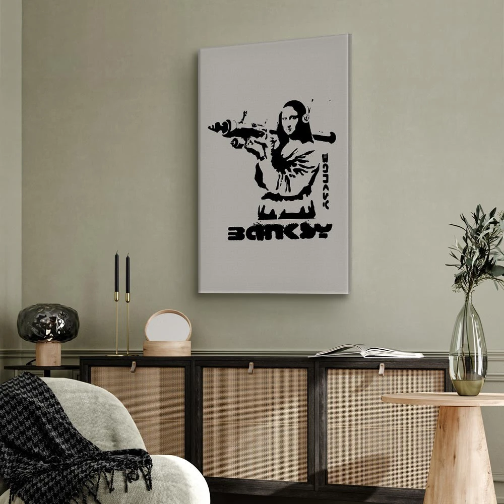 Paveikslas Kontrasto dvikova: Banksy ir Mona Liza