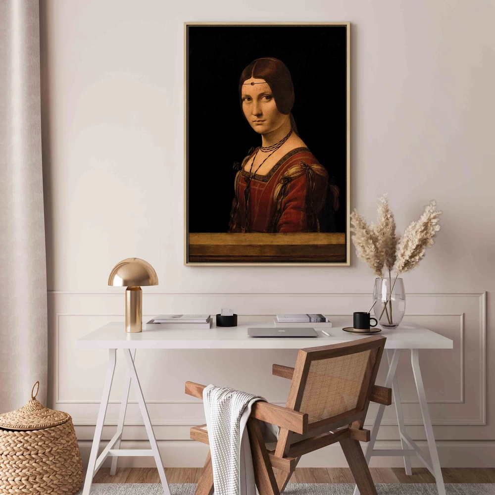 Paveikslas Leonardo da Vinci - Gražioji Feronjerė