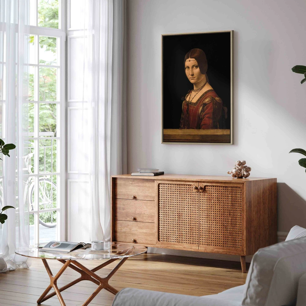 Paveikslas Leonardo da Vinci - Gražioji Feronjerė