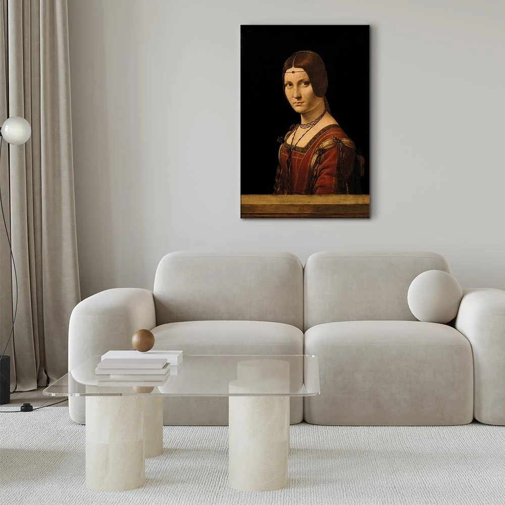 Paveikslas Leonardo da Vinci - Gražioji Feronjerė