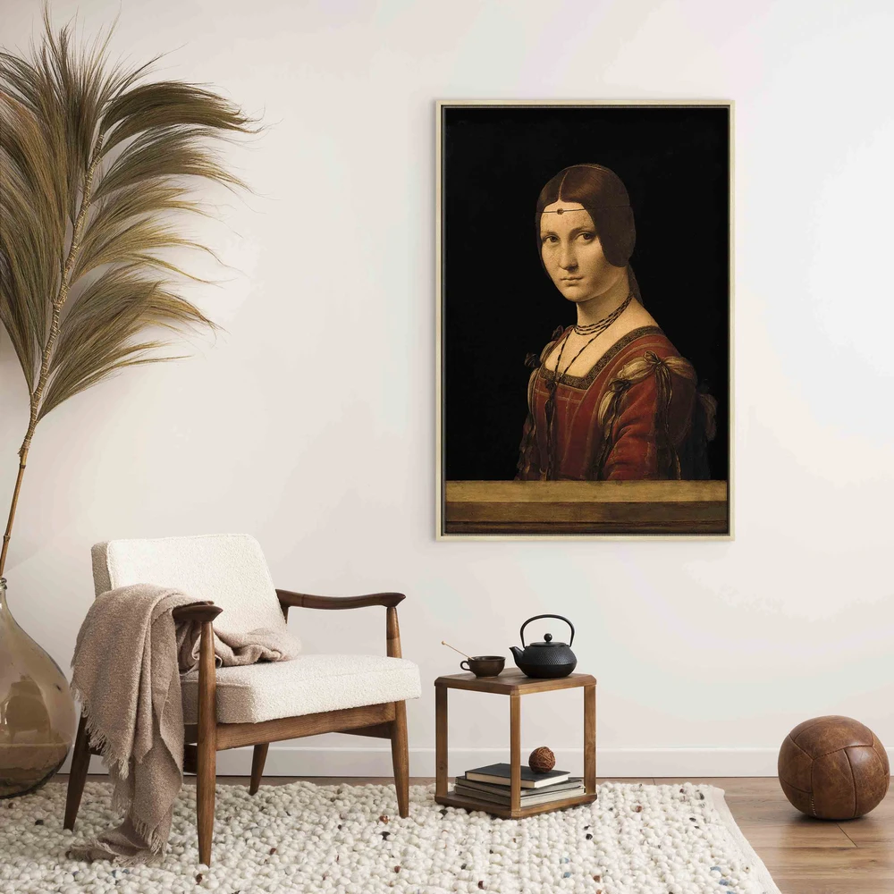 Paveikslas Leonardo da Vinci - Gražioji Feronjerė