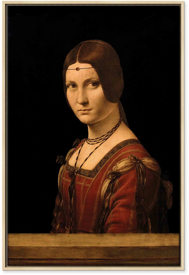 Paveikslas Leonardo da Vinci - Gražioji Feronjerė