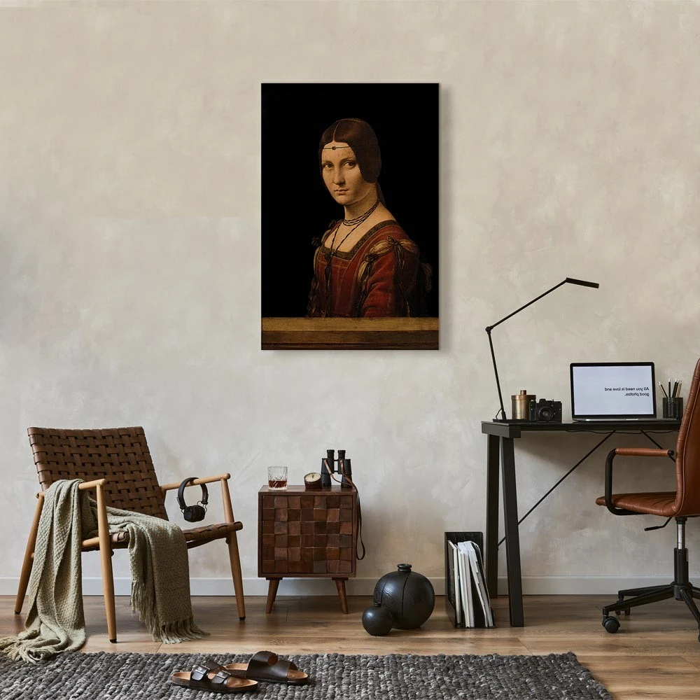 Paveikslas Leonardo da Vinci - Gražioji Feronjerė