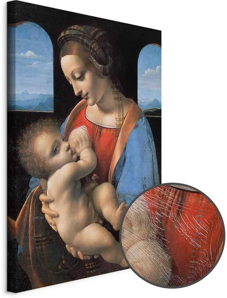 Paveikslas Leonardo da Vinci - Madona Lita
