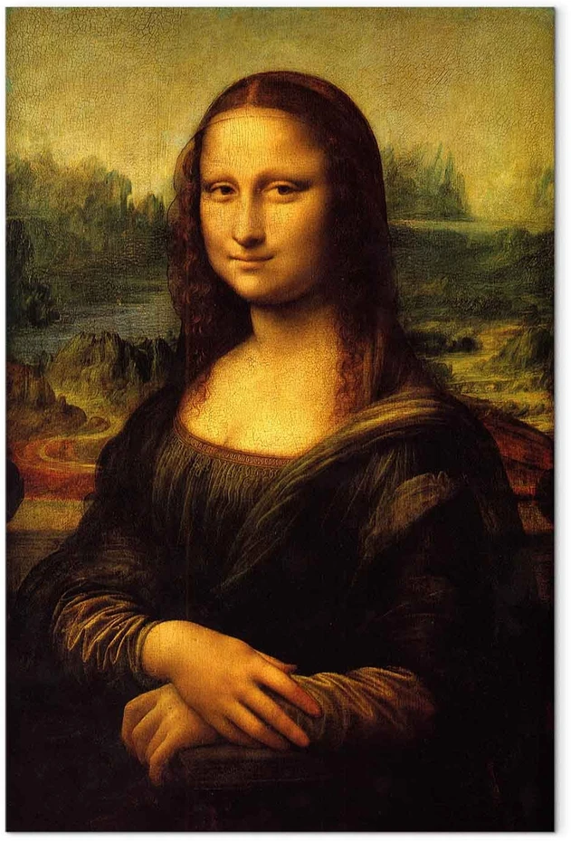 Paveikslas Leonardo da Vinci - Mona Liza