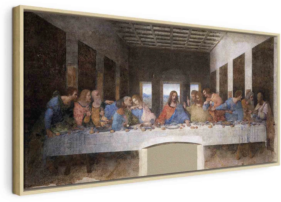 Paveikslas Leonardo da Vinci - Paskutinė vakarienė