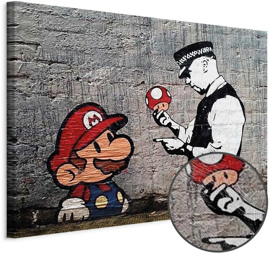 Paveikslas Mario ir policininkas (Banksy)