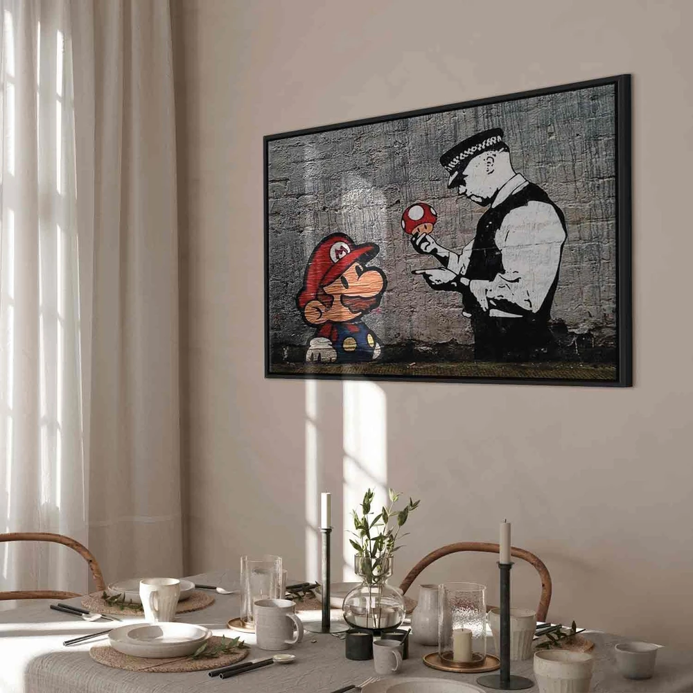 Paveikslas Mario ir policininkas (Banksy)