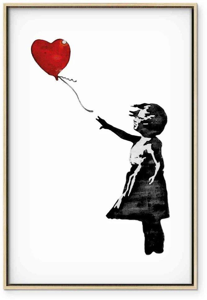 Paveikslas Mergaitė su balionu (Banksy)
