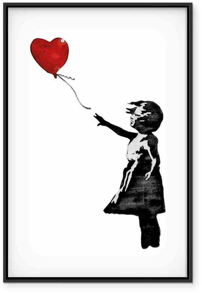 Paveikslas Mergaitė su balionu (Banksy)