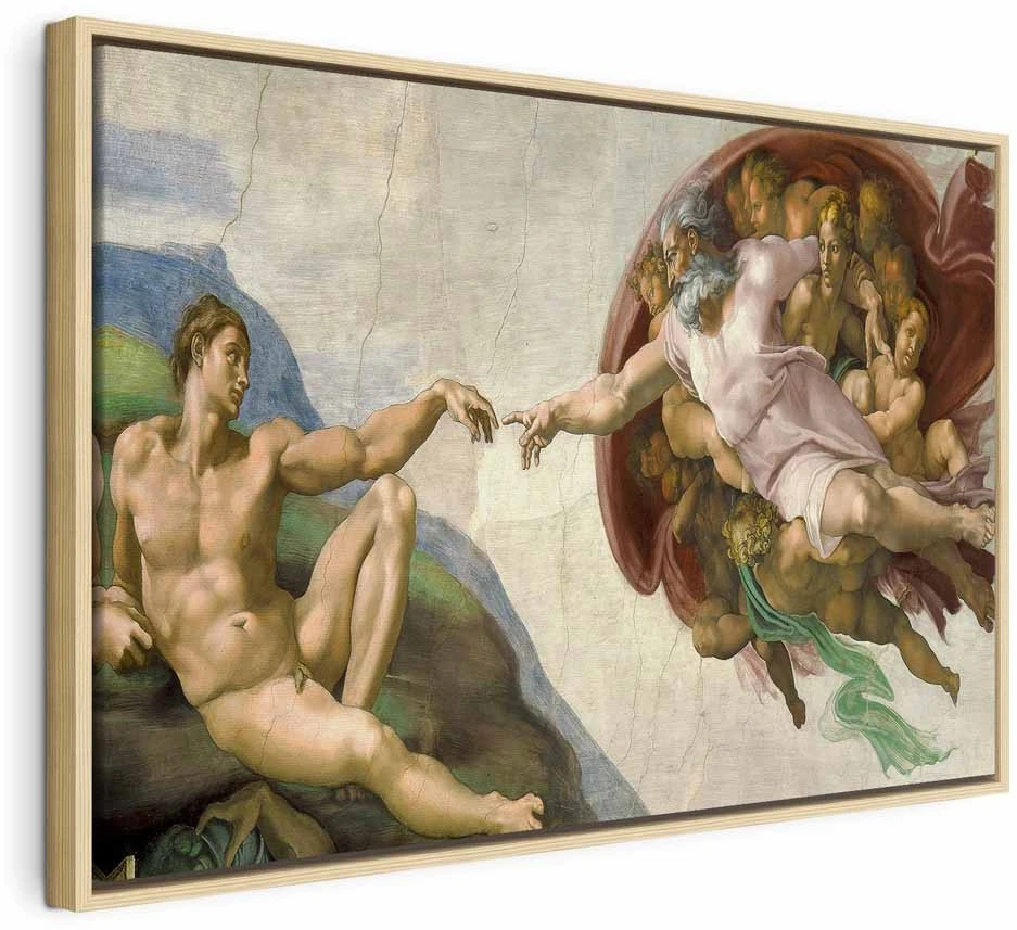Paveikslas Michelangelo - Adomo sutvėrimas II