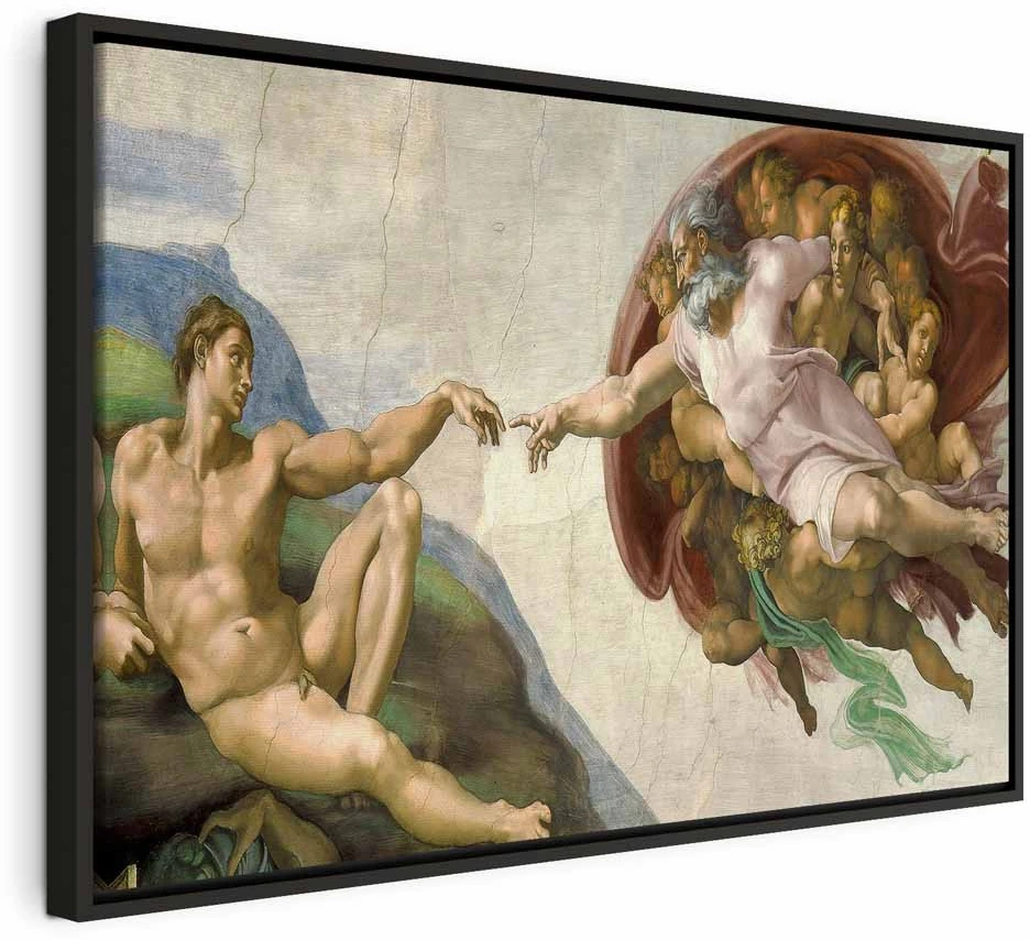 Paveikslas Michelangelo - Adomo sutvėrimas II