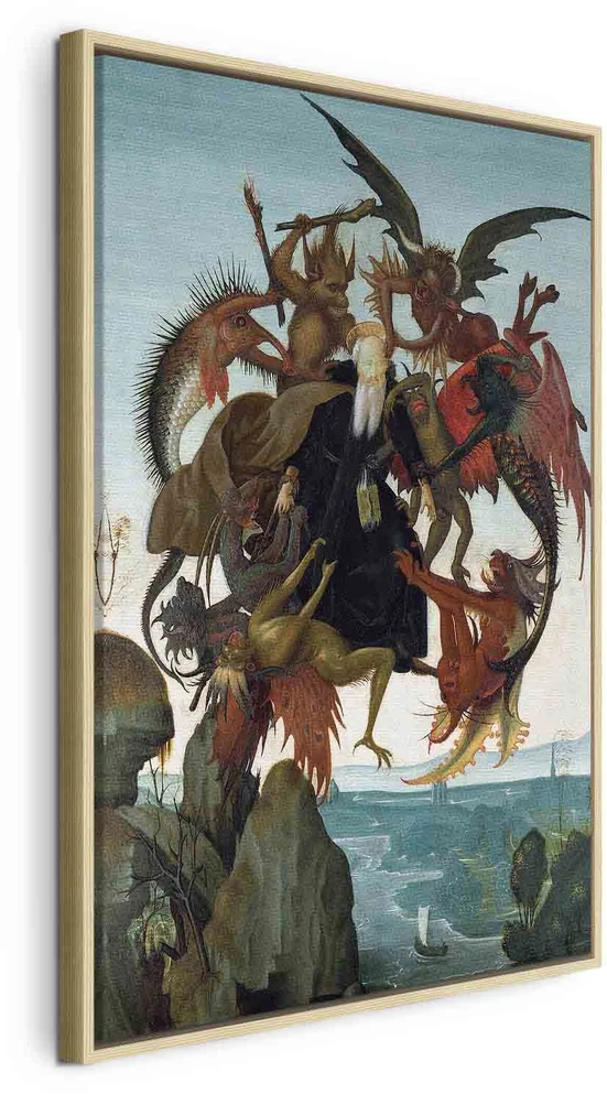 Paveikslas Michelangelo - Šventojo Antano gundymas
