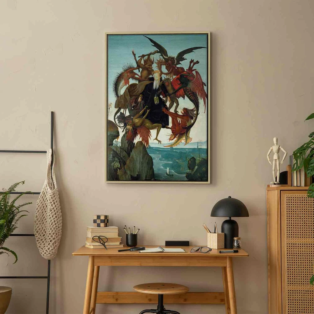 Paveikslas Michelangelo - Šventojo Antano gundymas