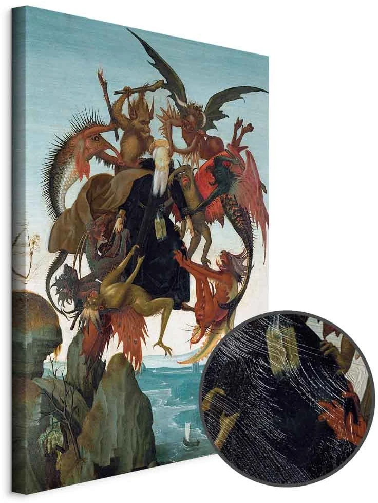 Paveikslas Michelangelo - Šventojo Antano gundymas