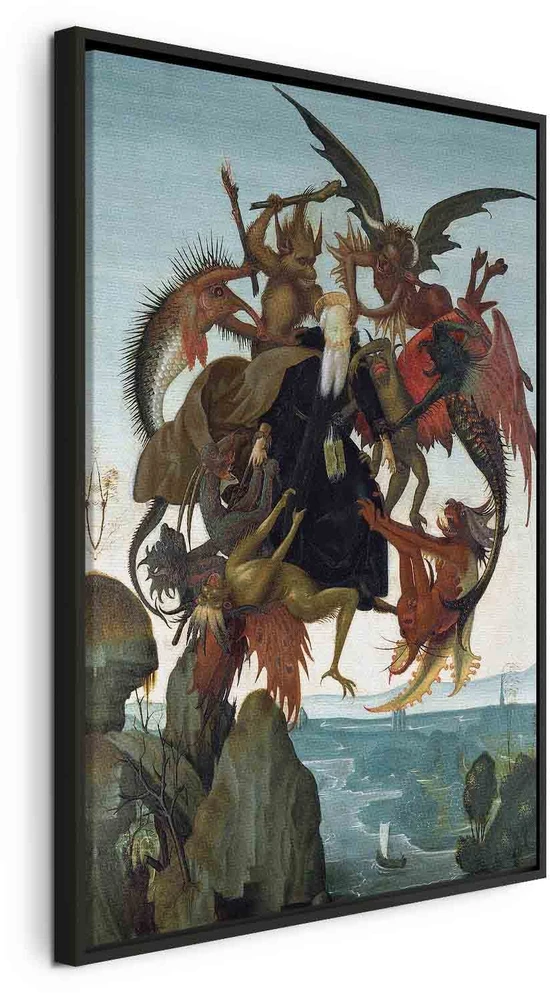 Paveikslas Michelangelo - Šventojo Antano gundymas